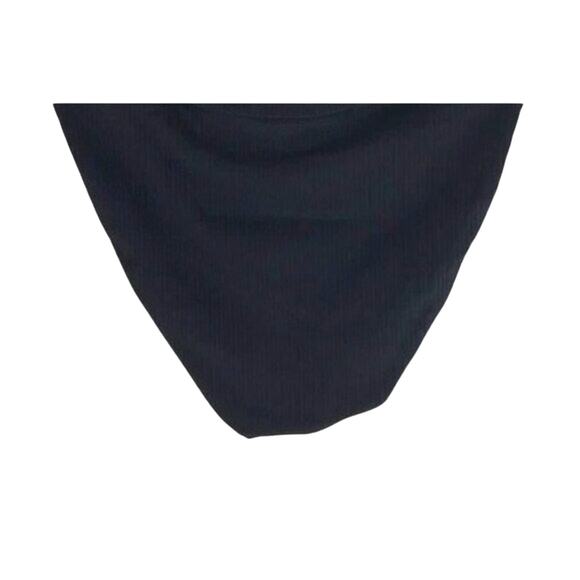 NWT Andie x Claire The Gold Coast Bikini Bottom Ribbed Stretch M Black #3834 - Picture 10 of 15